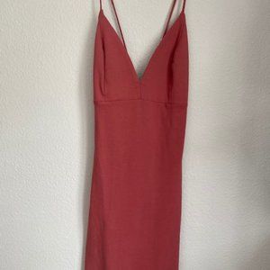 Mauve Bodycon dress with Strappy back